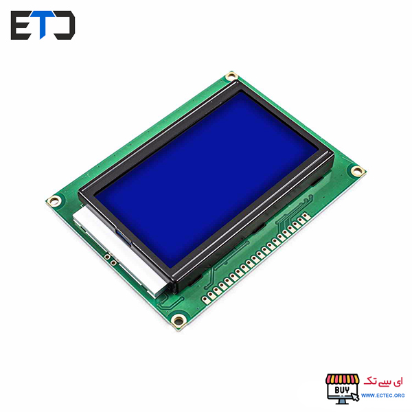 نمایشگر ال سی دی LCD گرافیکی 128x64 آبی