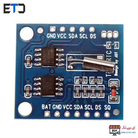 ماژول ساعت DS1307 با ارتباط I2C و باتری سکه ای