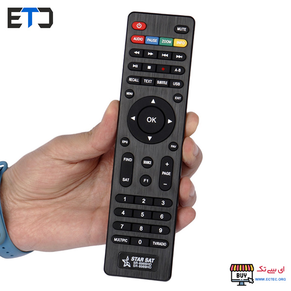 کنترل دستگاه رسیور starsat استارست 6969HD