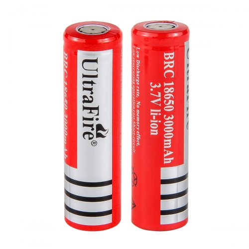 باتری 18650 پلیسی 3.7 ولت قرمز آلترافایر