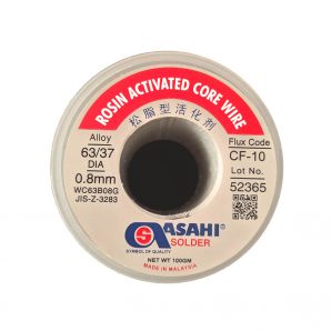 سیم لحیم 100 گرمی آساهی Asahi قطر 0.8 میلی متر