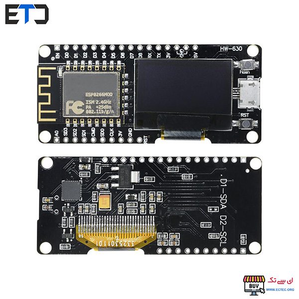 ماژول Nodemcu Wifi And NodeMCU ESP8266 + 0.96 Inch OLED