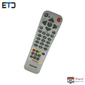 کنترل تلویزیون صنام TVC-021R-A دکمه بالا SANAM