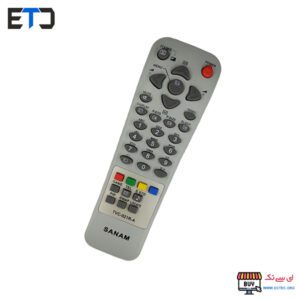 کنترل تلویزیون صنام TVC-021R-A دکمه بالا SANAM