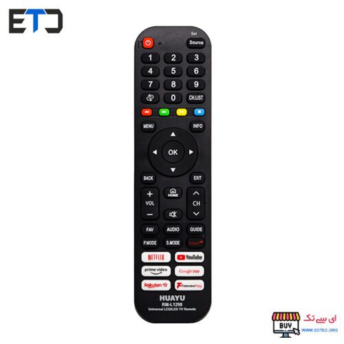 کنترل مادر و همه کاره تلویزیون ال ای دی و ال سی HUAYU RM-L1298