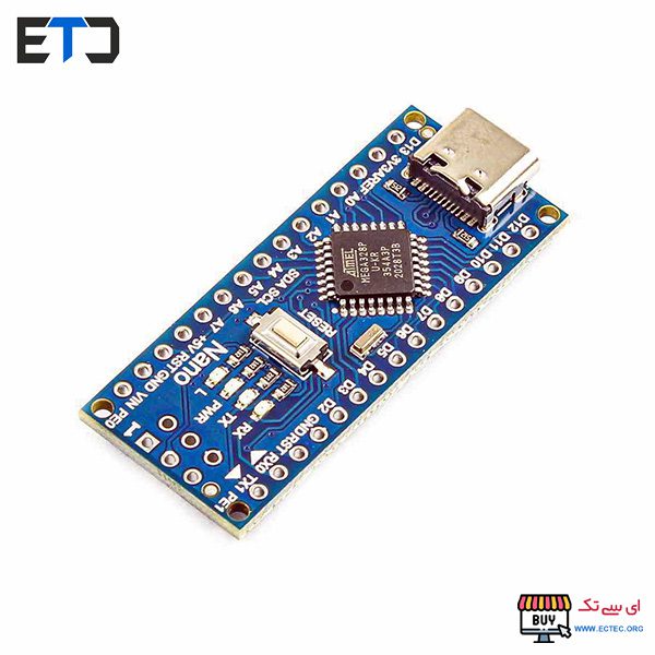 برد آردوینو نانو Arduino Nano CH340G با رابط USB Type-C