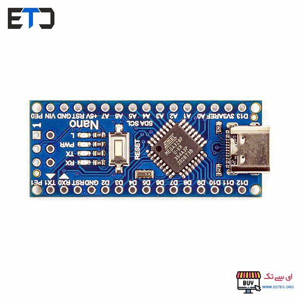 برد آردوینو نانو Arduino Nano CH340G با رابط USB Type-C