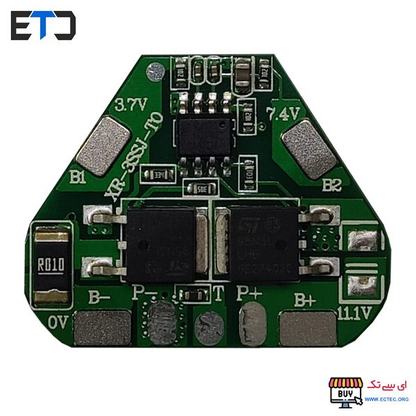 ماژول مثلثی بالانسر باتری لیتیوم 3S 10A