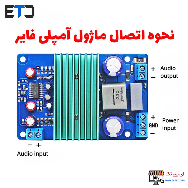 ماژول آمپلی فایر IRS2092S تک کاناله 250 وات HIFI