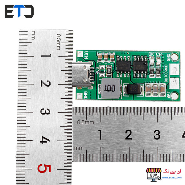 ماژول شارژر USB TYPE-C باتری های لیتیومی