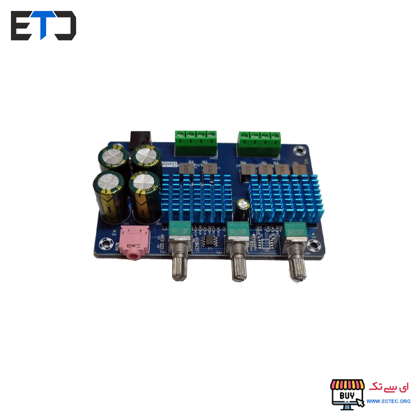 برد آمپلی فایر حرفه ای 2x50W+100W A045 11 برد آمپلی فایر حرفه ای 2x50W+100W A045