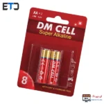 باتری قلمی سوپر آلکالاین DM CELL | کارت 2 عددی | AA