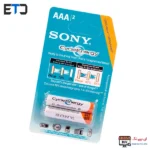 باتری نیم قلمی AAA قابل شارژ 1550mAh دوتایی سونی SONY